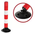 Słupek parkingowy blokujący FLEXPIN | PCV, 75 cm, na stopie, uchylny